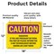 Signmission Radiation & Laser Sign, 12 in H x 18 in W, Vinyl Decal, Rectangle OS-2PACK-CR-D-1218-L-10206 - alternate 5